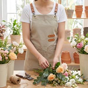 <span class=keywords><strong>Tablier</strong></span> pour enfants personnalisé avec logo, en toile imperméable et lavable, pour la pâtisserie, la cuisine, le jardinage, l'école, l'atelier, <span class=keywords><strong>tablier</strong></span> de protection pour enfants - Product Image 4