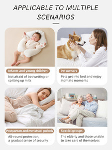 Aidingcare dệt kim không thấm nước không gây dị ứng Oeko-tex chứng nhận Nệm bìa chống vi khuẩn bảo vệ cho người bị dị ứng - Product Image 6