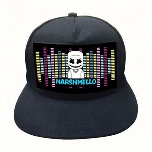 Gorra LED con Diseño de Personajes, Activación por Sonido, Estilo Deportivo, 100% Algodón, Funciona con Batería, Personalizable con Luces Intermitentes para Fiestas - Product Image 4
