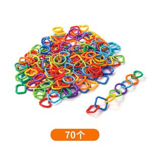 Columpio de Pájaro Arcoíris, Seguro para Escalar, de Plástico, con Eslabones de Cadena y Anillos para Bebés, Juguete Educativo DIY Personalizado Yr791 - Product Image 6