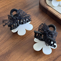 WEINI Pince à cheveux multifonctionnelle pour femme, motif fleur et visage souriant, collection été