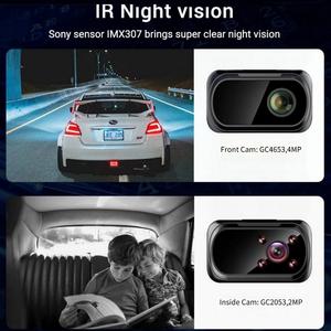 Caméra embarquée double avant et intérieure pour TOYOTA, enregistreur de conduite intérieur avant, Wifi GPS, moniteur de stationnement, caméra embarquée pour camion et <span class=keywords><strong>taxi</strong></span> 4K - Product Image 5