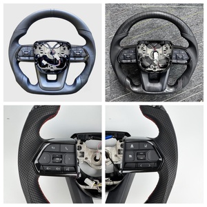 Volante Deportivo de Fibra de Carbono 3D de Cuero, <span class=keywords><strong>Precio</strong></span> Bajo Directo de Fábrica, para <span class=keywords><strong>Toyota</strong></span> Hilux 20 - Product Image 1