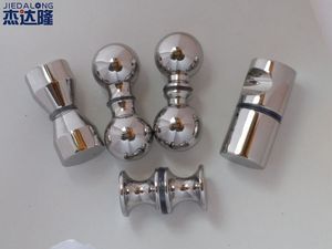 Bathroom Solid Stainless Steel 304 Bathroom Glass Door Handle Sliding Door Single Hole Handle Bathroom Handle