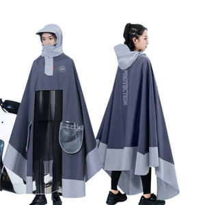 <span class=keywords><strong>Cape</strong></span> <span class=keywords><strong>de</strong></span> <span class=keywords><strong>pluie</strong></span> pongé en polyester haute visibilité imperméable pour vélo électrique Logo personnalisé Poncho Imperméable - Product Image 6