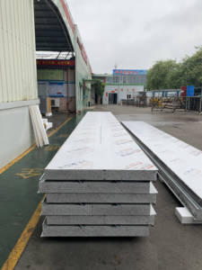 Panneau sandwich en ciment EPS de 100 mm, isolé, en mousse ondulée, personnalisé, <span class=keywords><strong>prix</strong></span> d'usine, avec un design moderne et métallique <span class=keywords><strong>pour</strong></span> le toit - Product Image 5