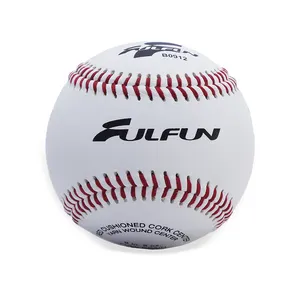 كرة بيسبول احترافية عالية الجودة من جلد البقر 9 بوصة و 5 أونصة للعبة أو التدريب