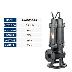 Dispositivo de acoplamiento de drenaje y bombeo de etapa de gran diámetro de alta potencia QY Bomba de aguas residuales SUMERGIBLE - Product Image 2