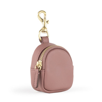 Eadoe Pochette personnalisée en cuir PU pour sucette, porte-clés, mini rangement pour pièces de monnaie et rouge à lèvres, pour les essentiels de bébé