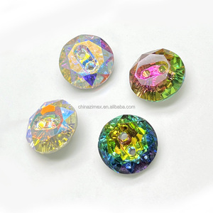 10Mm Ưa Thích Pha Lê Tunne Lỗ Nút Mặt Trời Hoa Mặt Hình Dạng Kim Cương Thân Thiện Với Môi Thạch Trang Trí Chân Phong Cách Mạ - Product Image 2