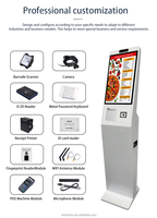 Kiosco de Autoservicio con Pantalla Táctil de 21.5-27-32 Pulgadas, Impresora Integrada, SDK, Intel Core I5/i7, 1 Año de Garantía