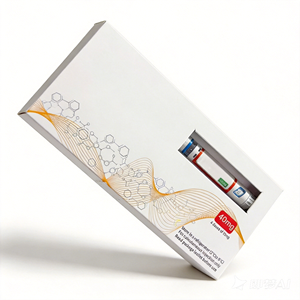 Custom Orange Dosing <b>Pen</b> <b>Box</b> with 1 <b>Pen</b> and 12 Needles Gold Stamping Beauty Kit Packaging - Product Image 5