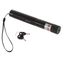 Puissant vert 303 vue Focus torche stylo Laser pointeur Rechargeable lumière LED torche Laser avec verrouillage de sécurité