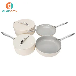 Aluminum Stretching Pot Set Of 6 Pieces Set Cookware Sets Of Korean