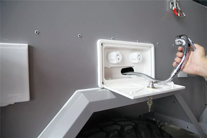 Remolque de Lujo para Campamento Todoterreno con Tienda de Campaña en el Techo, Pequeña <span class=keywords><strong>Caravana</strong></span> de Viaje <span class=keywords><strong>Plegable</strong></span>, Remolque de Campamento en Venta - Product Image 5