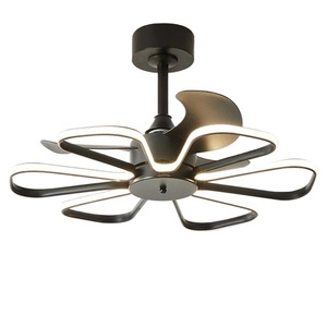 Nueva lámpara de ventilador de aluminio moderno 110V 220V Abs Blade ventilador de techo, Motor de cobre puro con luz y luz de techo LED remota - Product Image 1