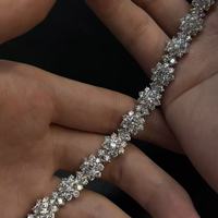 Bracelet et collier SANYI en or massif 18 carats certifié IGI, diamant rond brillant de taille princesse fantaisie cultivé en laboratoire, pour hommes et femmes