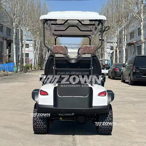 Wholesale 6 Seater Electric Golf Cart <b>72V</b> Lithium <b>Battery</b> Heavy Duty Big Wheels Off Road Golf Cart for Farm Hunting Using - Product Image 4