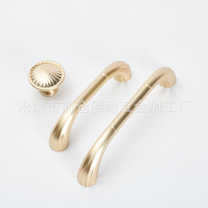 Furniture Handle Bar Zinc Alloy <b>Gold</b> Plated Modern Drawer <b>Cabinet</b> Hardware Accessory - Product Image 3