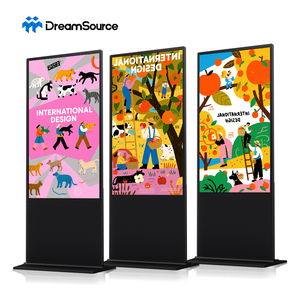 Trong nhà tầng thường vụ kỹ thuật số biển 43 49 55 65inch kiosk màn hình cảm ứng thông minh hiển thị inch <span class=keywords><strong>LCD</strong></span> Bảng điều chỉnh đứng lên màn hình quảng cáo - Product Image 1