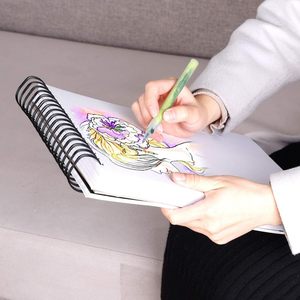 Blocco da <span class=keywords><strong>Disegno</strong></span> Giorgione 9X12 Pollici, 100 Fogli Bifacciali con Rilegatura a Spirale, Carta per Schizzi <span class=keywords><strong>e</strong></span> <span class=keywords><strong>Disegno</strong></span> a Matita - Product Image 5