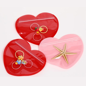 Sacchetti autosigillanti, sacchetti a forma di amore, confezione di sacchetti di plastica, bustina - Product Image 2