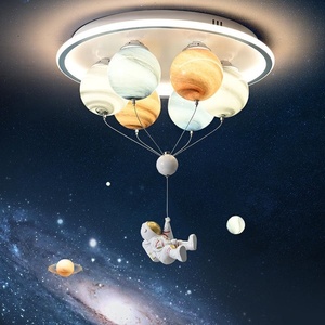 <span class=keywords><strong>Lampadario</strong></span> Astronauta per <span class=keywords><strong>Cameretta</strong></span> Bambini e Lampada Orso per Bambine, Globo Rotante in Ferro con LED, Illuminazione per Camera da Letto dei Bambini - Product Image 3
