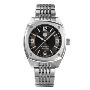 San <span class=keywords><strong>martin</strong></span>-Reloj de acero inoxidable para hombre, diseño clásico, vintage, mecánico, automático, sw200, 10atm, bgw9, 316L, en venta - Product Image 2