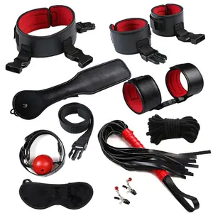 Ninghao chất lượng hàng đầu bondage Kit sexy Tán Tỉnh Fetish Bộ dụng cụ bdsm bondage kiềm chế đồ chơi tình dục cho người phụ nữ mới bắt đầu