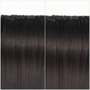 Extensiones de Cabello Ruso Virgen Remy 100% de Fábrica Ruikang para Genius Weft, Cabello Humano Europeo - Product Image 6