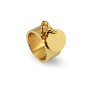 316L Stainless Steel Women Jewelry 10mm Wide Cocktail Can Engrave <strong>Ring</strong> Polish Silver Color Round Charm <strong>Rings</strong> <strong>Size</strong> 6 7 8 9 10 <strong>11</strong> - Product Image 2