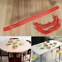 Nappe en plastique imprimée jetable, housse de table imperméable pour restaurants, bars, événements, avec cordon élastique