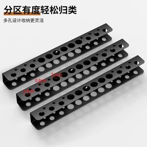 Wall Mounted Metal <b>Tool</b> Rack 18 Hole Screwdriver <b>Storage</b> Organizer Garage Workshop Carbon Steel Heavy Duty <b>Tool</b> Holder - Product Image 4