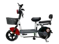 Vélo électrique urbain adulte à prix abordable, 3 vitesses, cadre en acier, batterie au plomb-acide, écran numérique électronique, pneus larges avec pédales