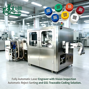 Máquina Láser Automática Todo en Uno con Inspección Visual y Rechazo Automático para Tapas de Botellas, Anti-Falsificación - Product Image 3