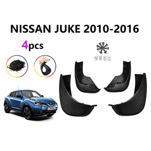 Garde-boue pour Nissan Juke 2010-2016, noirs, en PP PVC, déflecteurs de pneus pour la protection de la voiture - Product Image 5