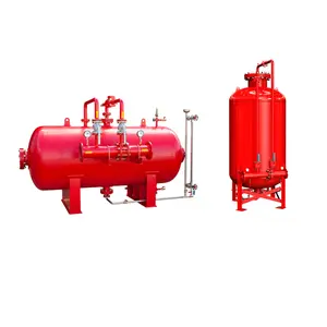 Système de lutte contre l'incendie proportionnel automatique de réservoir horizontal/vertical de vessie de type pression