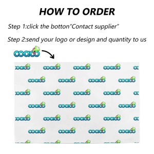 Hot Sale Custom Logo Printed Grease Gift Packaging Proof <b>Tissue</b> <b>Paper</b> With Custom Sticker - Product Image 3