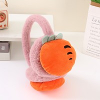 Groothandel Schattige Fruit Oorwarmers Zachte Pluche Oorwarmers 3D Fruit Designs Meerdere Stijlen Pluizige Oorbeschermers Kinderen Volwassenen Wintermode