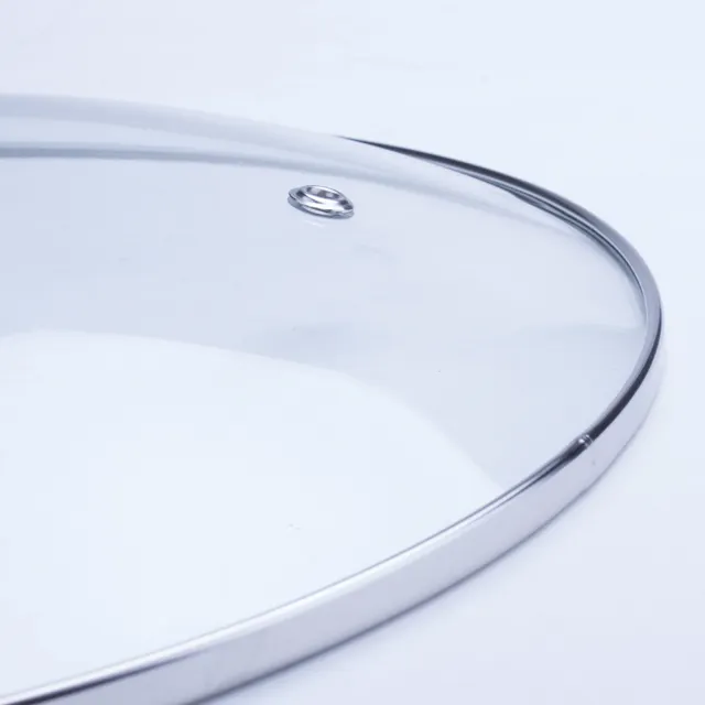 Nhà Máy Tempered rõ ràng Glass Pot Bìa nắp với vòng thép không gỉ cho chảo súp nồi Cookware bộ phận