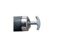 Pistolet à graisse manuel portable robuste en acier et alliage d'aluminium, conception à levier pour le travail de lubrification des équipements automobiles et de camions, 43,5 cm