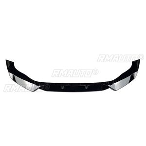 สำหรับ BMW X3 G01 X4 G02 Ix3 G08 M Pack 2021+ สปอยเลอร์กันชนหน้าแบบ Splitter Lip Diffuser สีดำเงา ลายคาร์บอนไฟเบอร์ วัสดุ ABS - Product Image 2