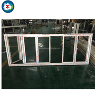 Fenêtres pliantes en aluminium de haute performance, sur mesure, isolantes thermiquement, imperméables, pour bâtiments commerciaux et villas