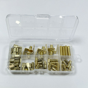 64 pieces of shelf pin <b>box</b>-mounted furniture ping-pong layer board support bracket <b>wardrobe</b> wooden board fixing bracket - Product Image 1