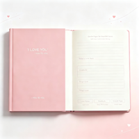 Livre service d'impression personnalisé couverture en tissu rigide personnalisé A5 carnet journal intime