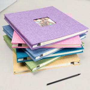 <span class=keywords><strong>Album</strong></span> <span class=keywords><strong>photo</strong></span> personnalisé classique 28*27 cm, format portable, couverture en lin, <span class=keywords><strong>album</strong></span> <span class=keywords><strong>photo</strong></span> d'anniversaire, cadeau pour bébé, <span class=keywords><strong>album</strong></span> de mariage, <span class=keywords><strong>album</strong></span> familial - Product Image 2