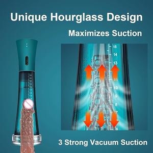 全自動電気男性マスターベーションカップ吸盤おもちゃ男性運動器具アシスト直立ブースター男性用真空ポンプ - Product Image 3