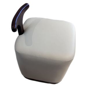 Soft Upholstered Seat <strong>with</strong> Walnut Wood Base Frame, Dressing <strong>Chair</strong>, Combined <strong>with</strong> Dressing Table a Simple Low-<strong>back</strong> Design. - Product Image 6