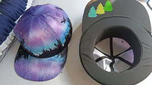 यूनिसेक्स 6 पैनल ओवरसाइज कैप 100% पॉलिएस्टर बेसबॉल टोपी खेल प्रशंसक की विशाल टोपी खेल आयोजन प्रशंसक की विशाल टोपी खेल - Product Image 3