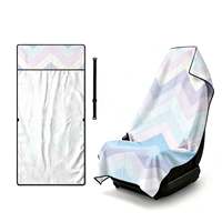 Serviette de plage en microfibre gaufrée à imprimé animal, douce, sans sable, très absorbante, séchage rapide, légère, surdimensionnée, luxe moderne